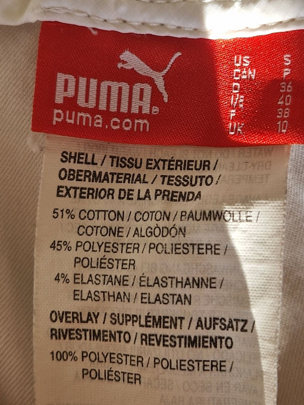 Puma Pantaloni: Puma Golf Caprihose – Nuovo (secondo la descrizione) da Wettingen venduto da mor_76q7 6