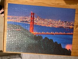 Puzzle mit 1000 Teilen mit Gloss effect
