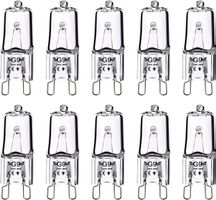 G9 Halogen Leuchtmittel 10 Stück 28W 230V Warmweiße Lampen
