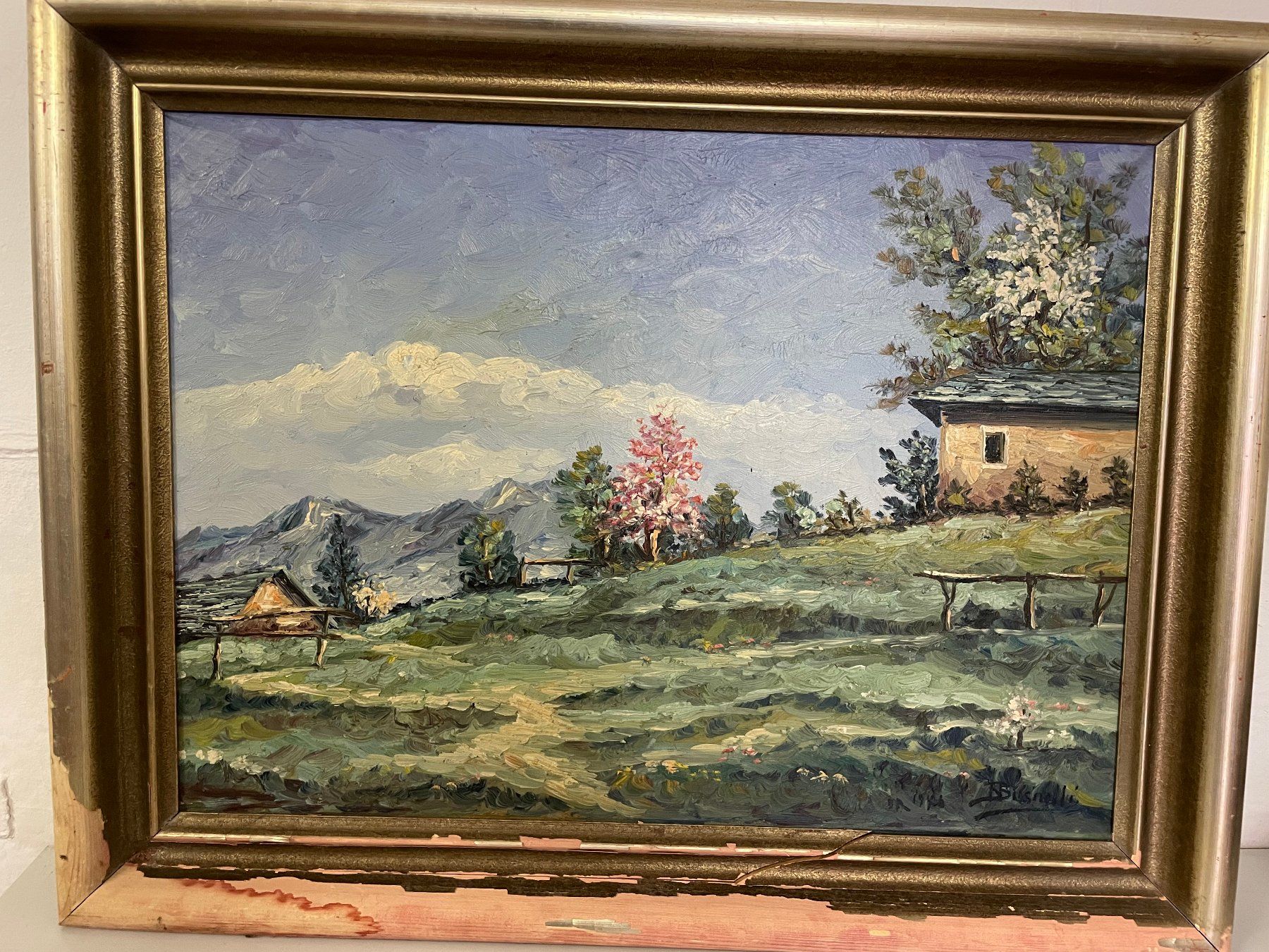 Dipinti: tableau du peintre N.Busnelli – Usato da La Croix (Lutry) venduto da netrajet
