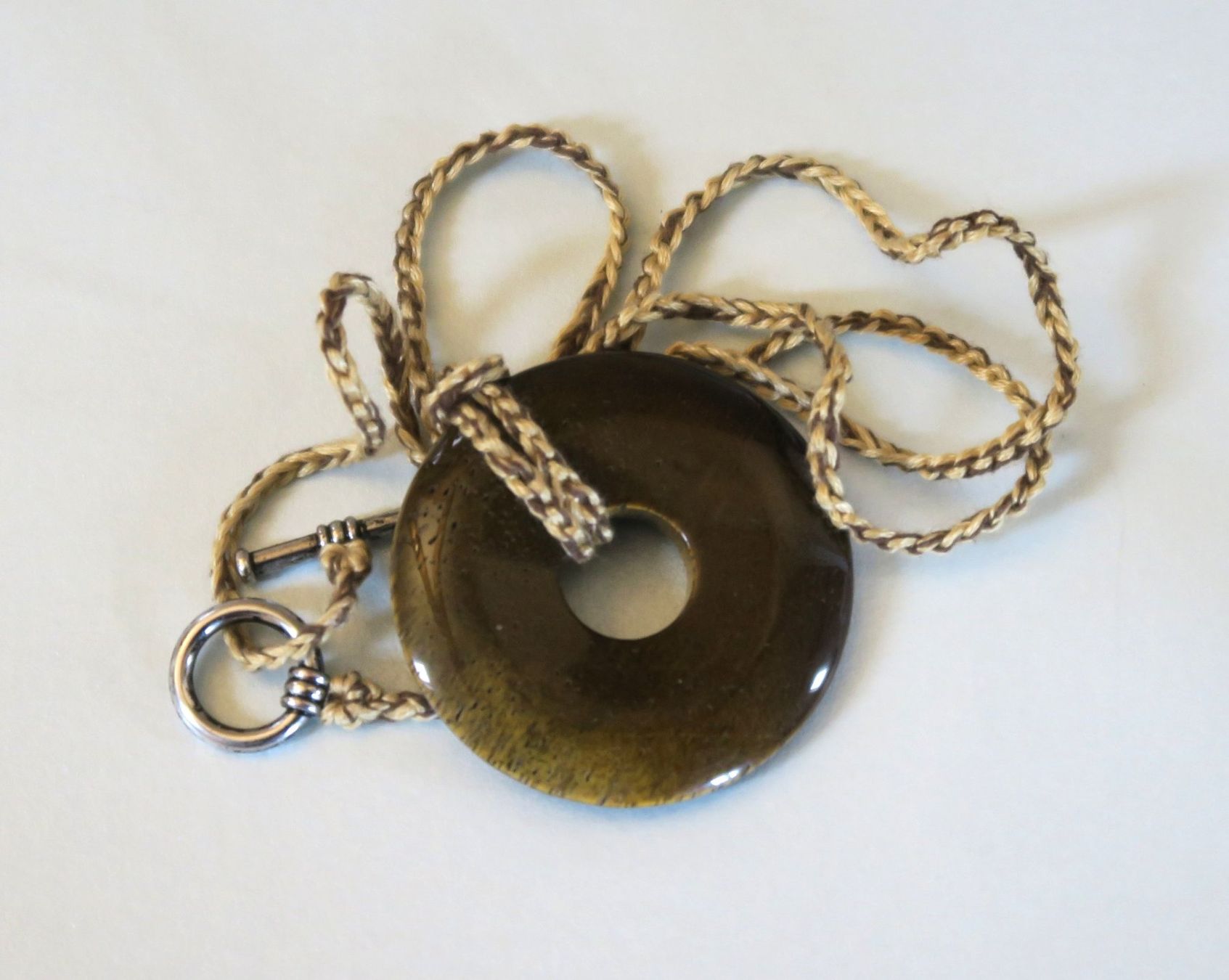 Catenine: Kette Tigerauge Donut – Nuovo (secondo la descrizione) da Brittnau venduto da marlenestone 1