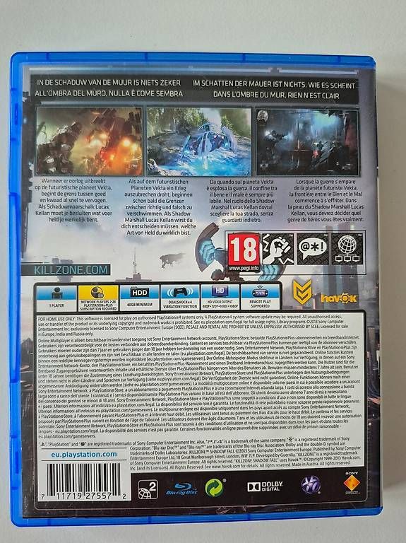 Giochi: Killzone Shadow Fall PS4 – Usato da Horw venduto da Mschaefer 1