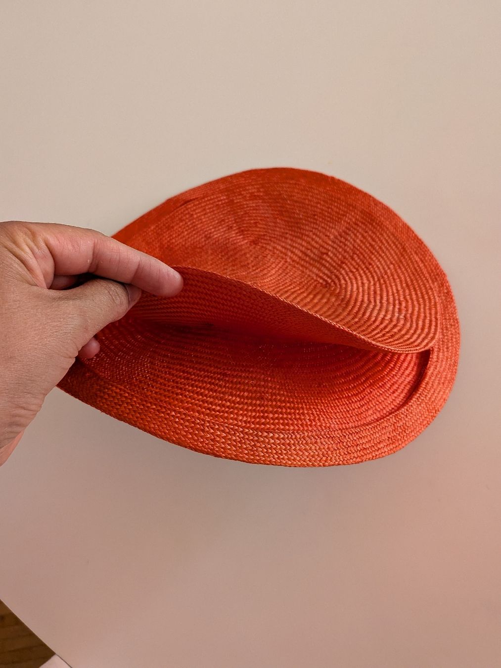 Hüte, Mützen & Caps: Seeberger Strohhut orange  – Neu (gemäss Beschreibung) aus Basel von JJ.Elena 1