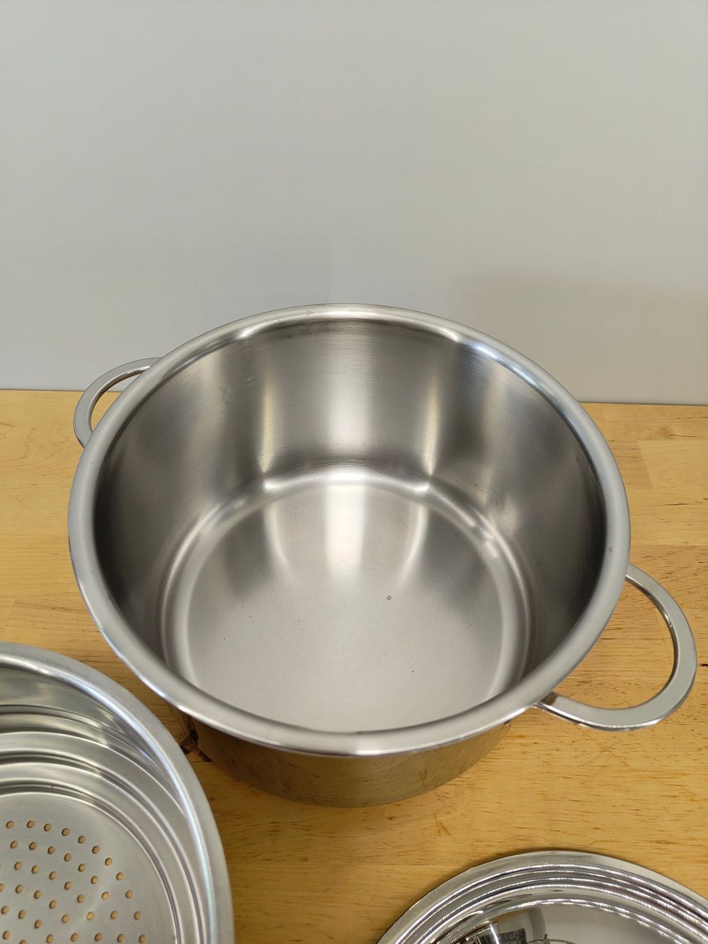 Pentole: Kochtopf Spring Christal und Dämpfer einsatz 20cm mit Deckel – Usato da Emmenbrücke venduto da BlSi 3