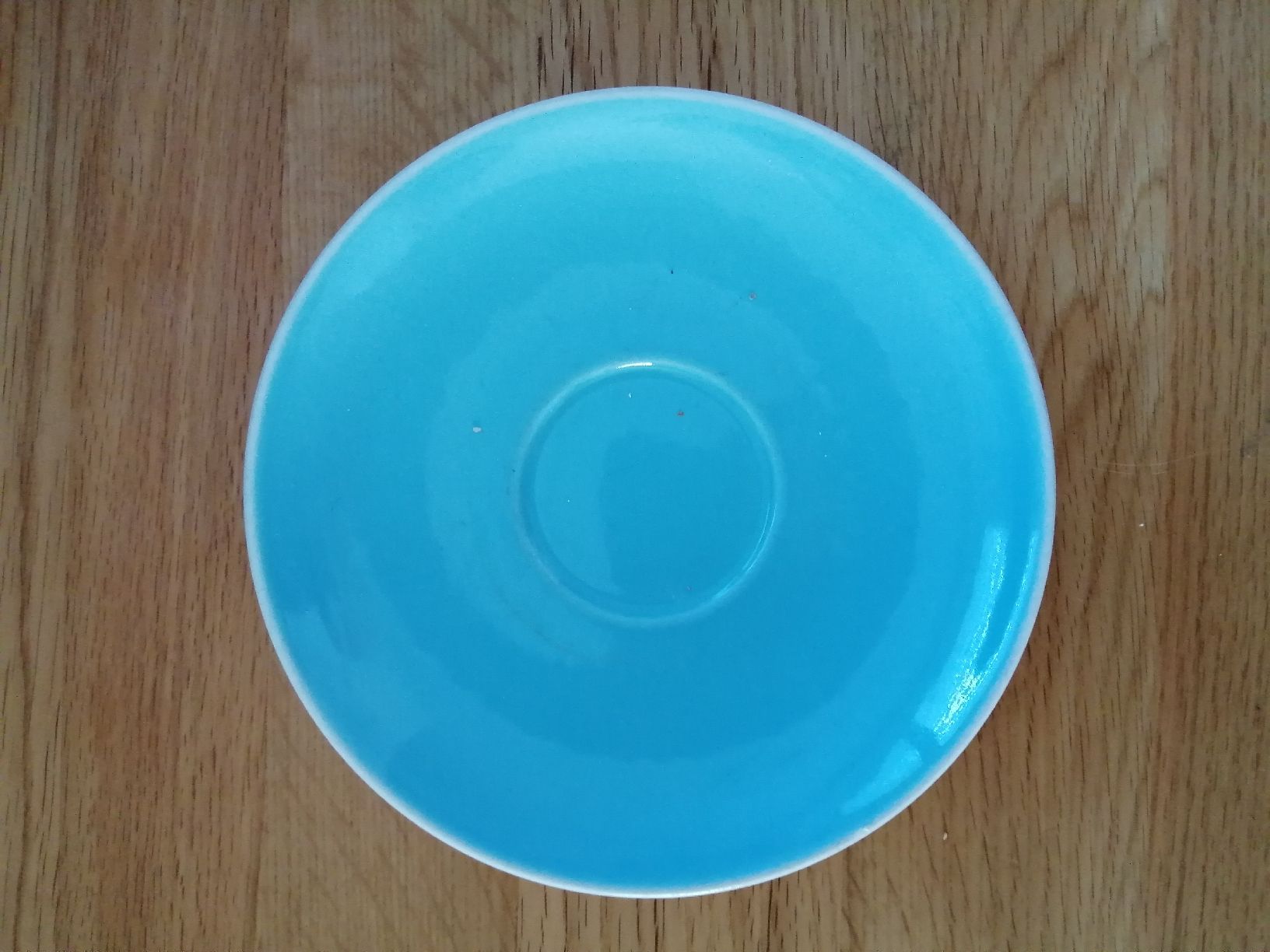 Rössler Teller: Rössler Unterteller blau  Durchmesser 15cm – Gebraucht aus Honau von holunder3