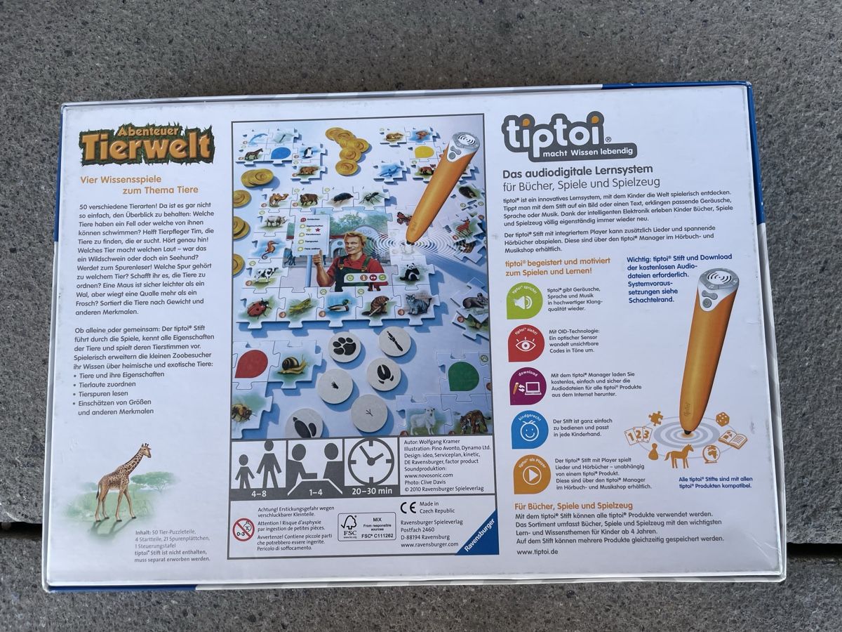 Tiptoi Giochi: Tiptoi Spiel Bilderlexikon Tiere – Nuovo (secondo la descrizione) da Illnau venduto da cla_jqf8 1