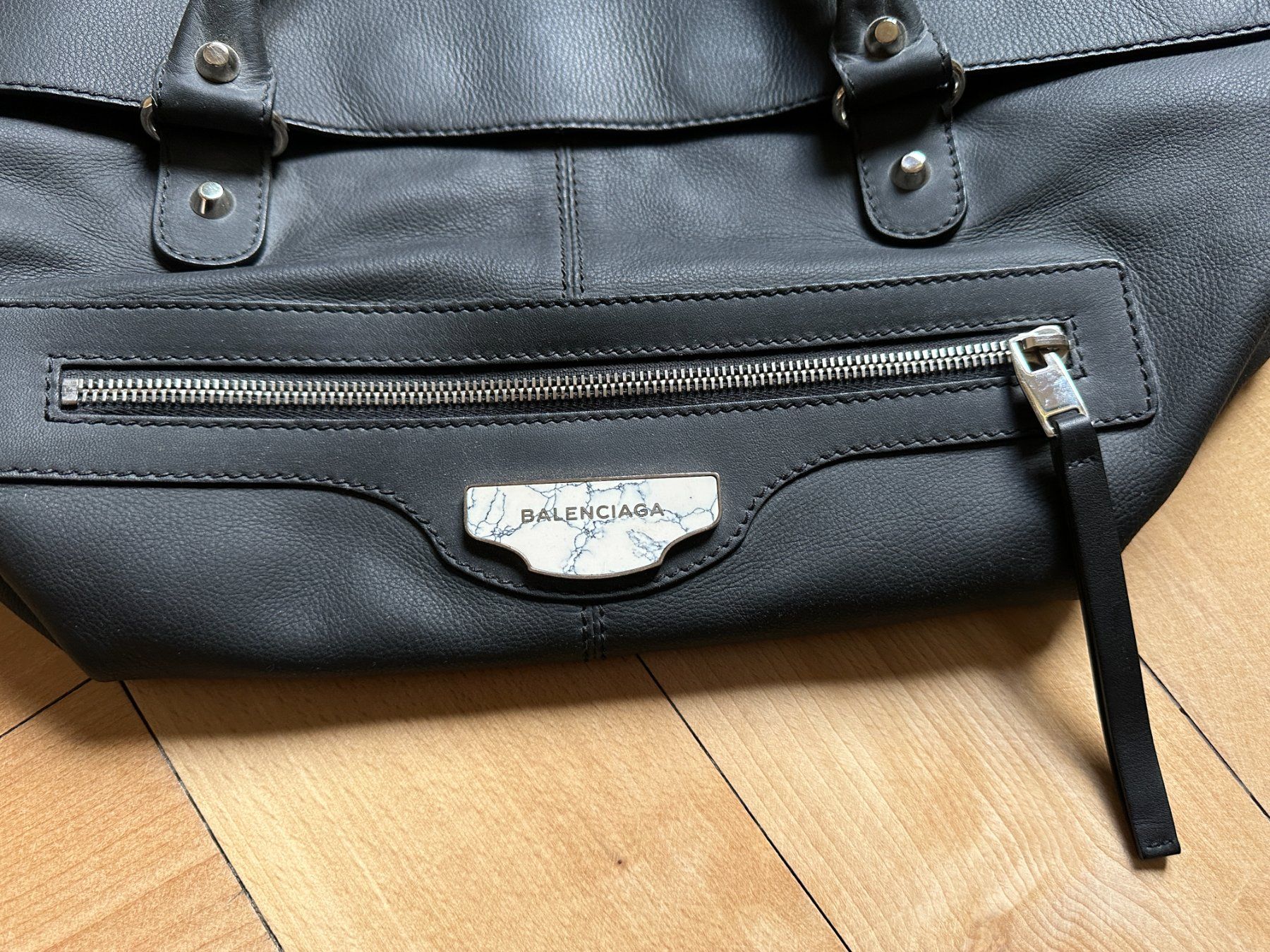 Balenciaga Sacs: BALENCIAGA - Leder Weekender schwarz – D'occasion à Zürich par Diazaio 7