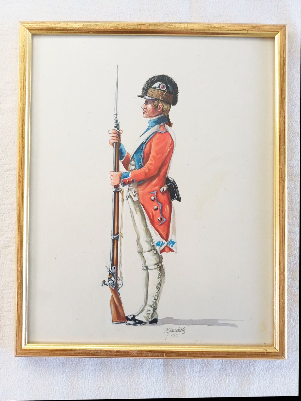 Uniformi: Troupes suisses, Gouache originale – Usato da Thônex venduto da lenine01