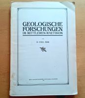 Geologische Forschungen Rätikon Graubünden Dr Paul Arni 1926