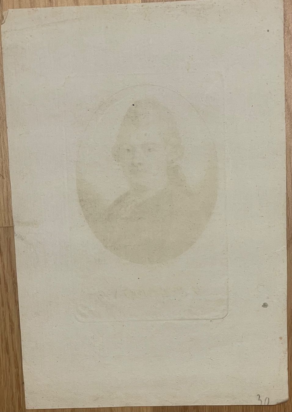 Gemälde: G. E. Lessing (1775) Portrait Radierung – Gebraucht aus Root von  5