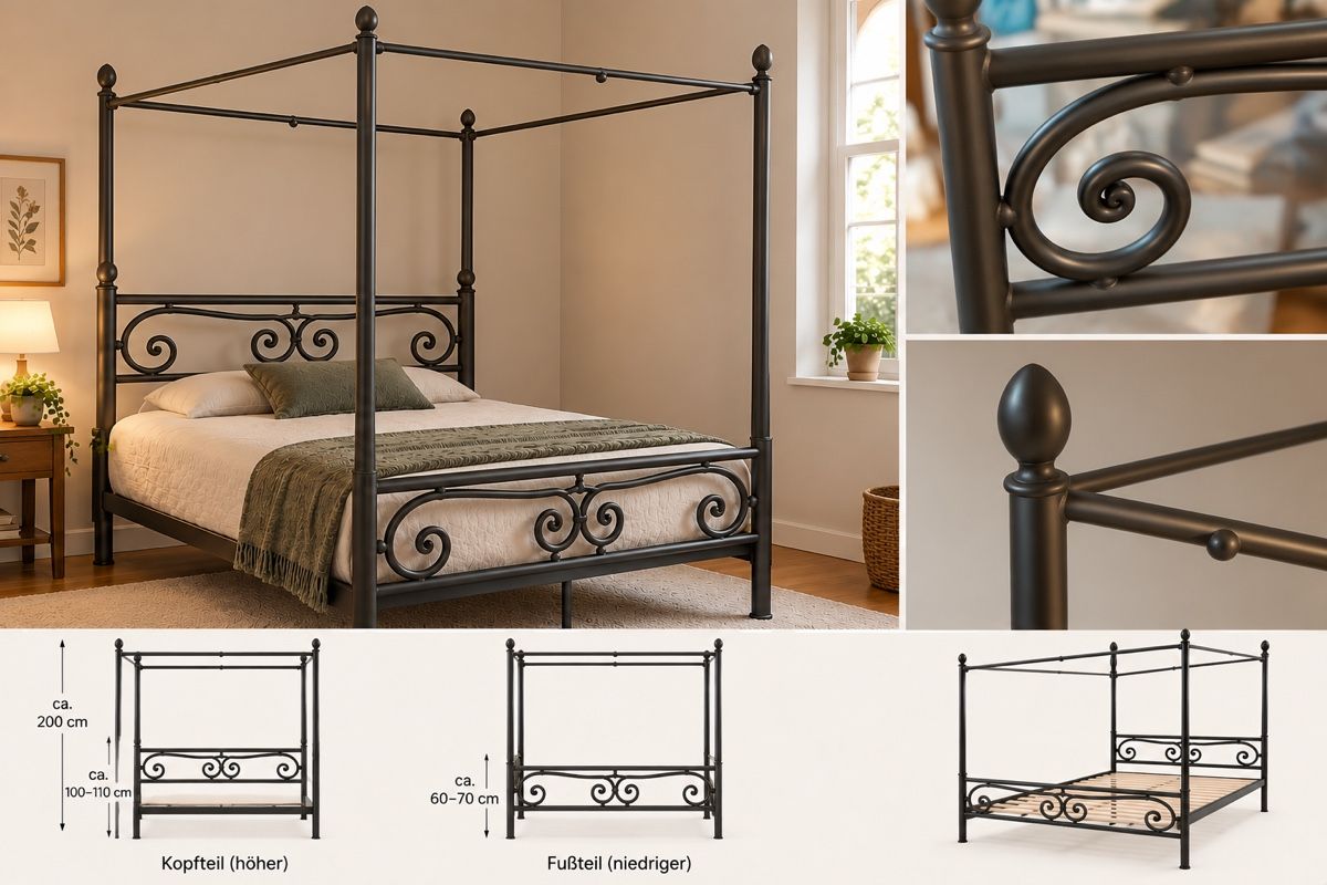 Betten: Bett Metall 160x200 cm – Gebraucht aus Münchenstein von Delfin_69 3