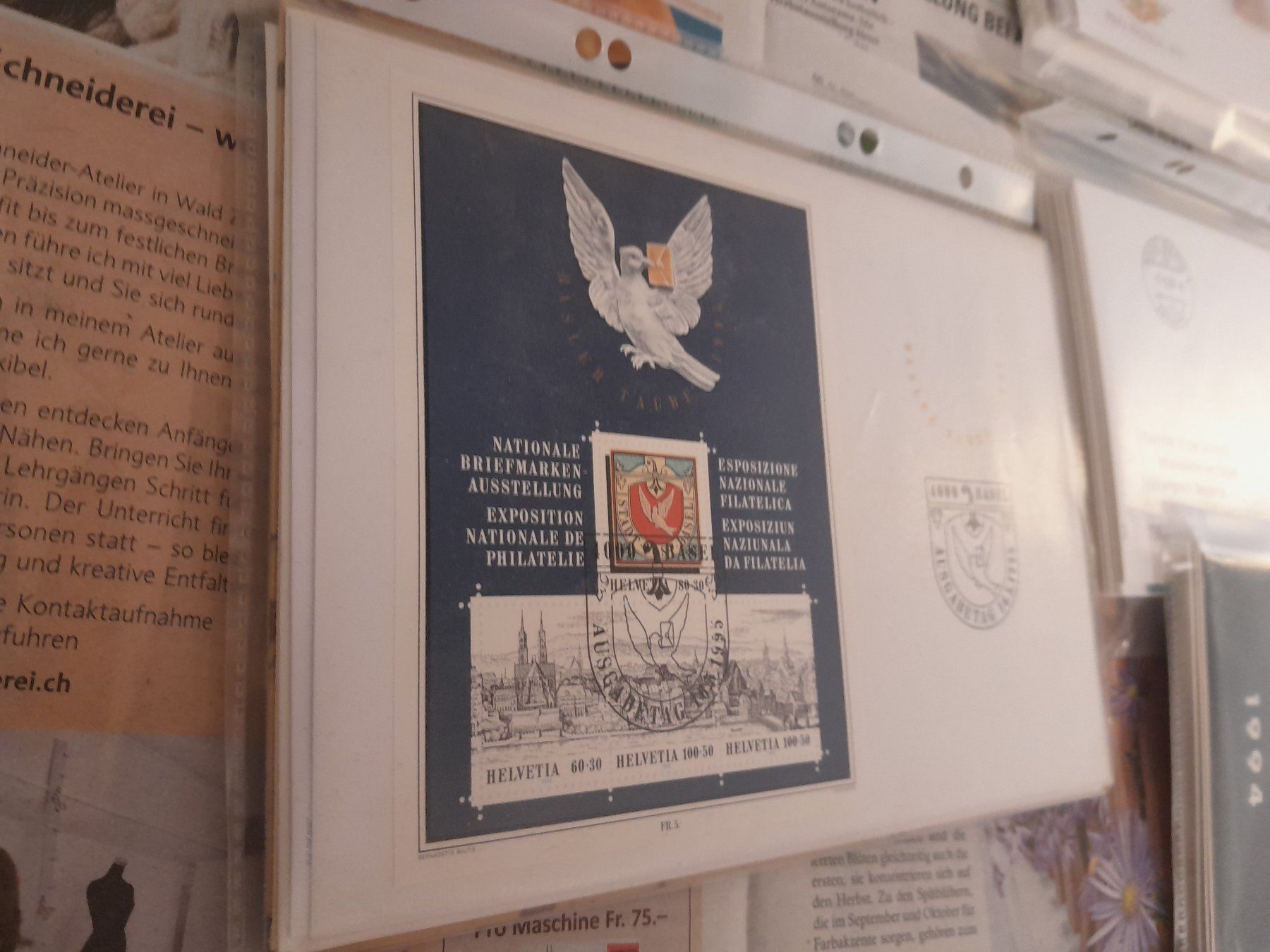 Tutti i francobolli: Menge Briefmarkenumschläge – Usato da Rüti ZH venduto da Alemanni 6