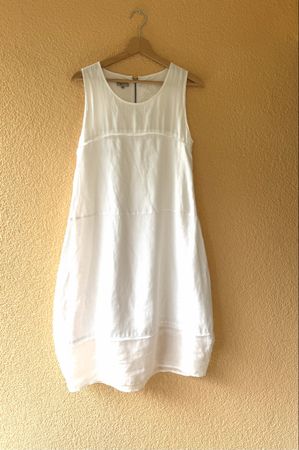 Sommerkleid NILE weiss aus Leinen Grösse XS 