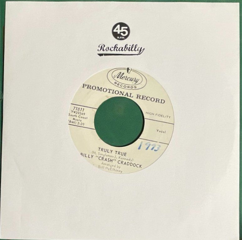 Dischi in vinile: Single: BILLY "CRASH" CRADDOCK - Truly True – Usato da Frenkendorf venduto da Yard-Sale-2000