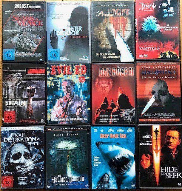 Alle DVDs: DVD Sammlung HORROR +TRILLER 42 Boxen – Gebraucht aus Ossingen von Orelius 2