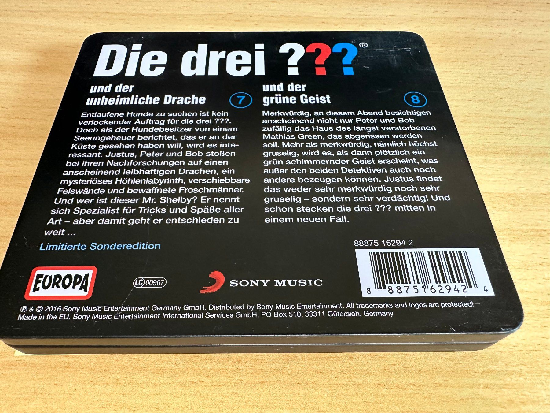 Audiolibri: Die drei ??? - und der unheimliche Drache & und der G - 2 CD – Usato da Rikon im Tösstal venduto da Alpenmutz 1