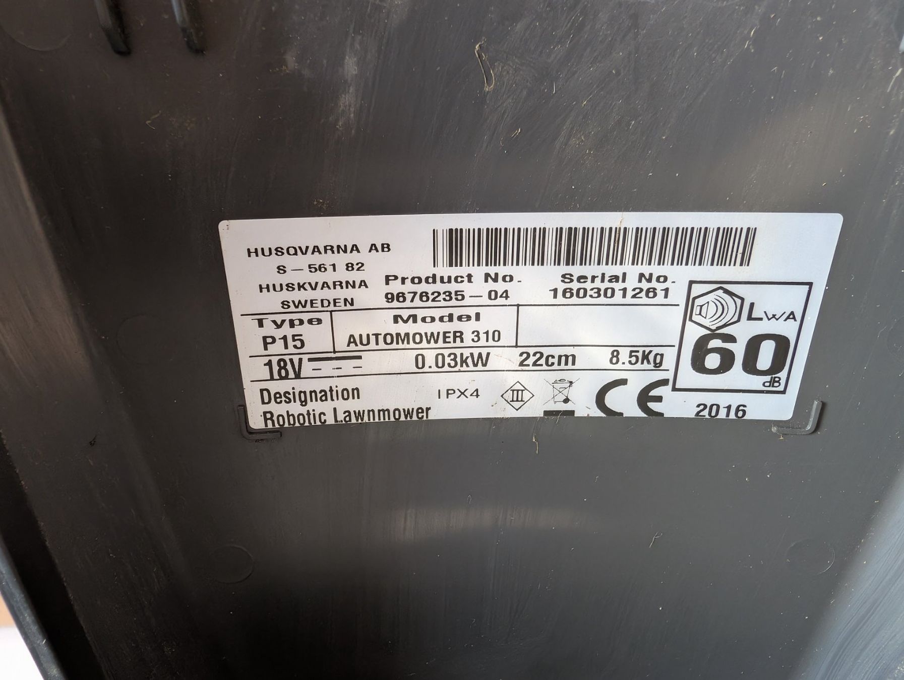 Husqvarna Tagliaerba: Husqvarna Automower 310 complet – Usato da Attalens venduto da Genoudg88 2