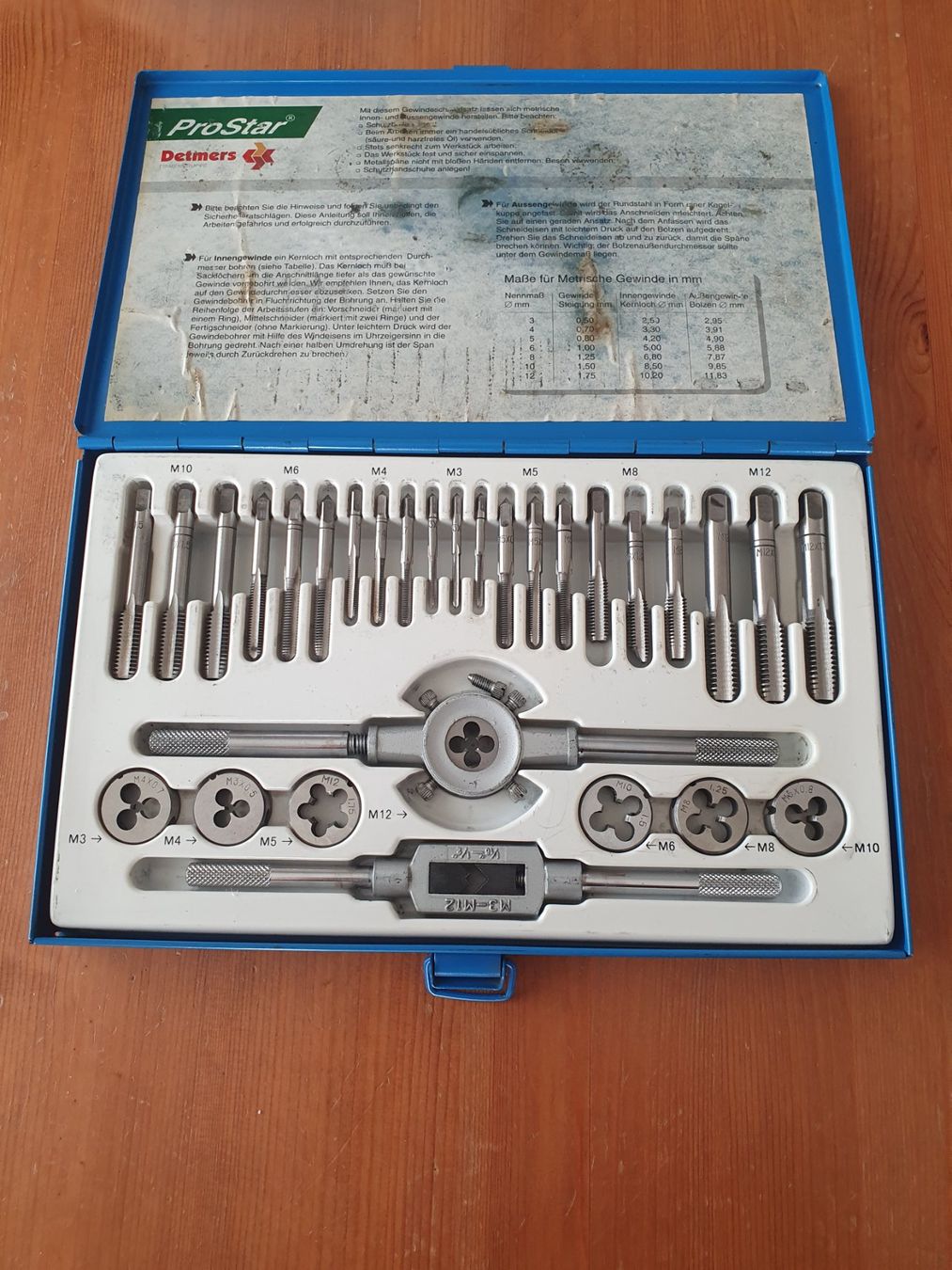 ProStar Gewindeschneider Set komplett! (Gebraucht) in Wiedlisbach für ...