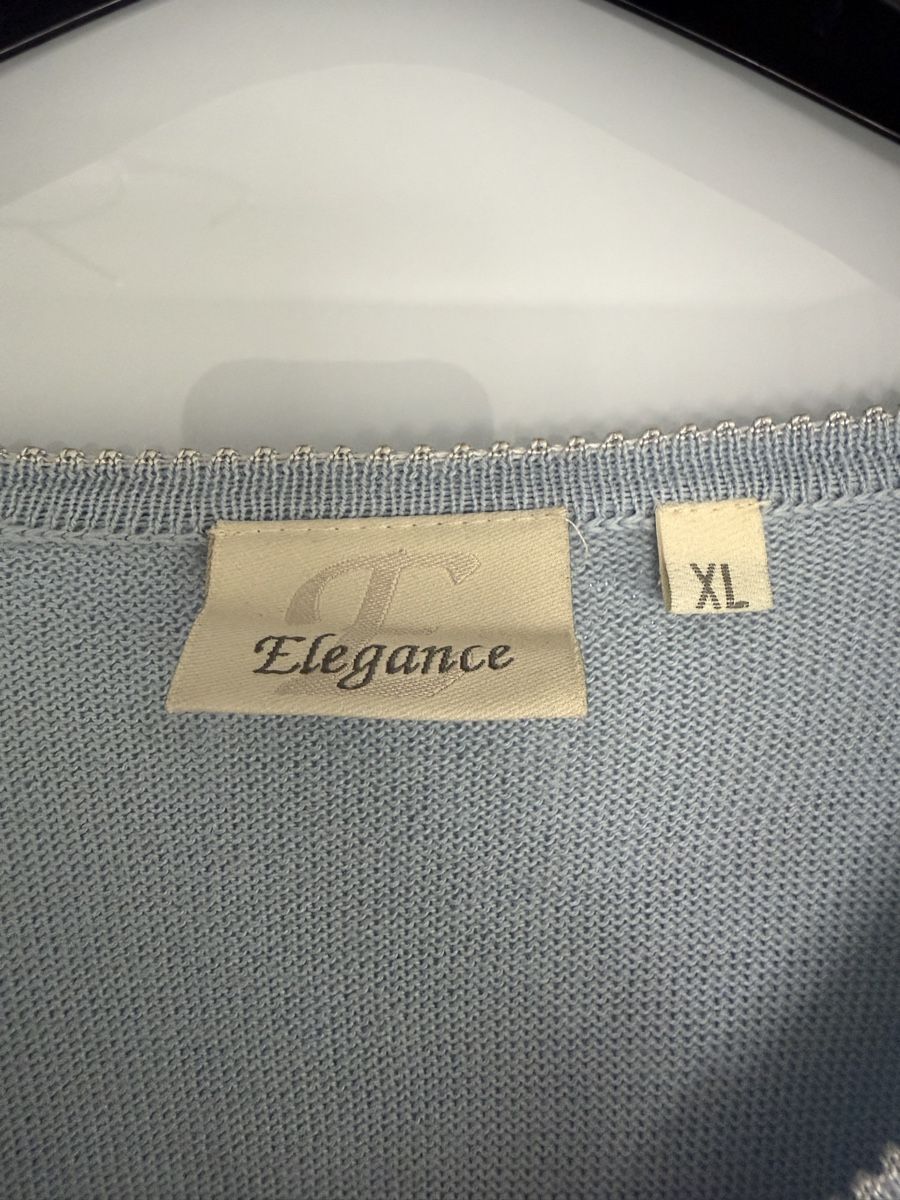 Giacche: Strickjacke von Elegance in hellblau Grösse XL – Usato da Grenchen venduto da servet.t 2