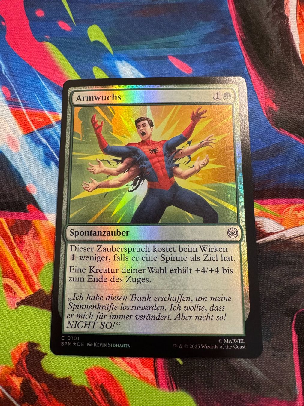 Magic The Gathering Carte collezionabili: Armwuchs - Foil - Marvel's Spider-Man - Magic – Nuovo (secondo la descrizione) da Bülach venduto da Pfrenzel