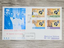 CL05 Enveloppe + Timbre Poste Vaticane 1981