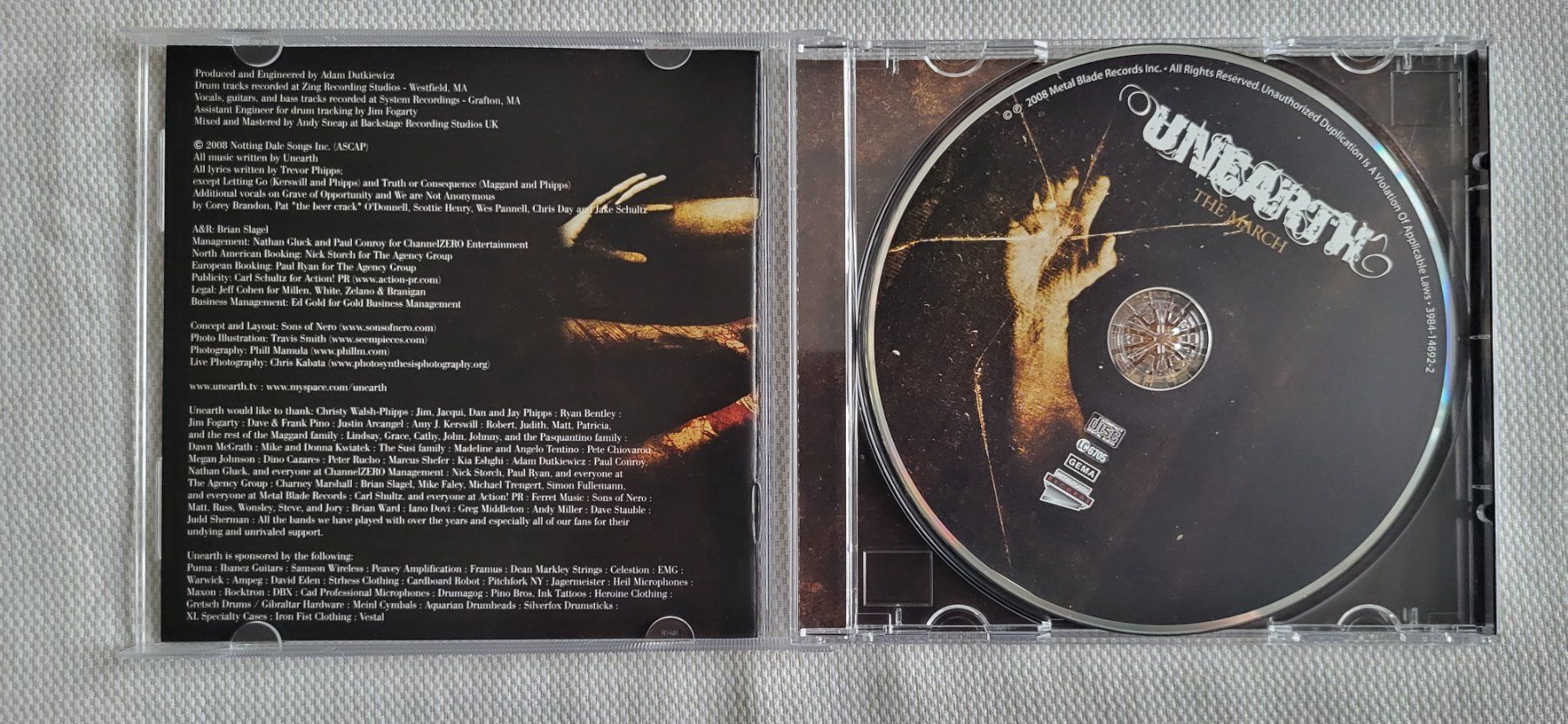 CD: Unearth - The March – Usato da Villars-sur-glane venduto da Epsilonhike 2