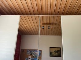 Weisser Spiegelschrank, 204 x 60 x 220cm