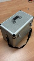 Sibell robuster Kosmetik-, Schminkkoffer Silber Glitzer TOP!