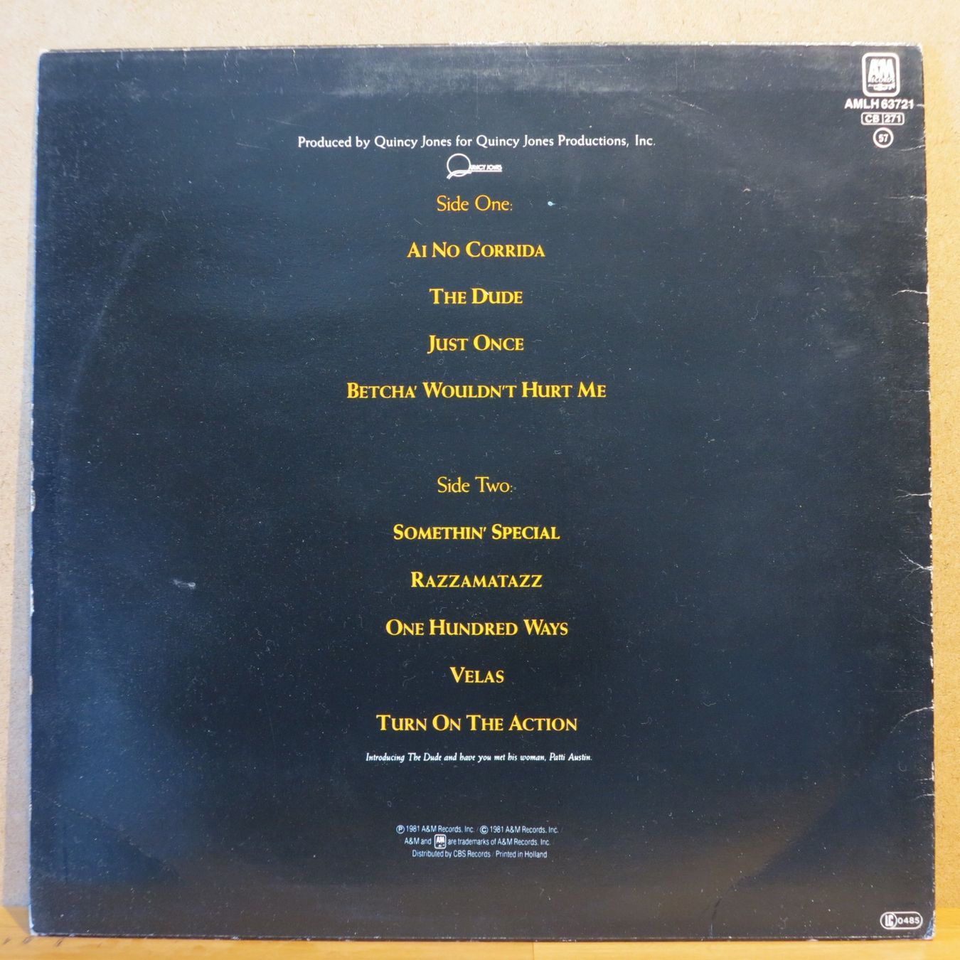 Dischi in vinile: Quincy Jones - The Dude / LP – Usato da Zürich venduto da Naim60 1