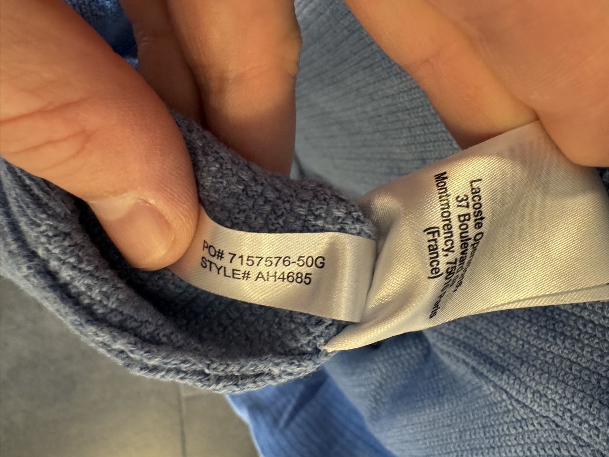Lacoste Maglioni & Felpe: Lacoste Pullover hellblau Baumwolle Grösse M guter Zustand – Usato da Biberist venduto da etesummer 3