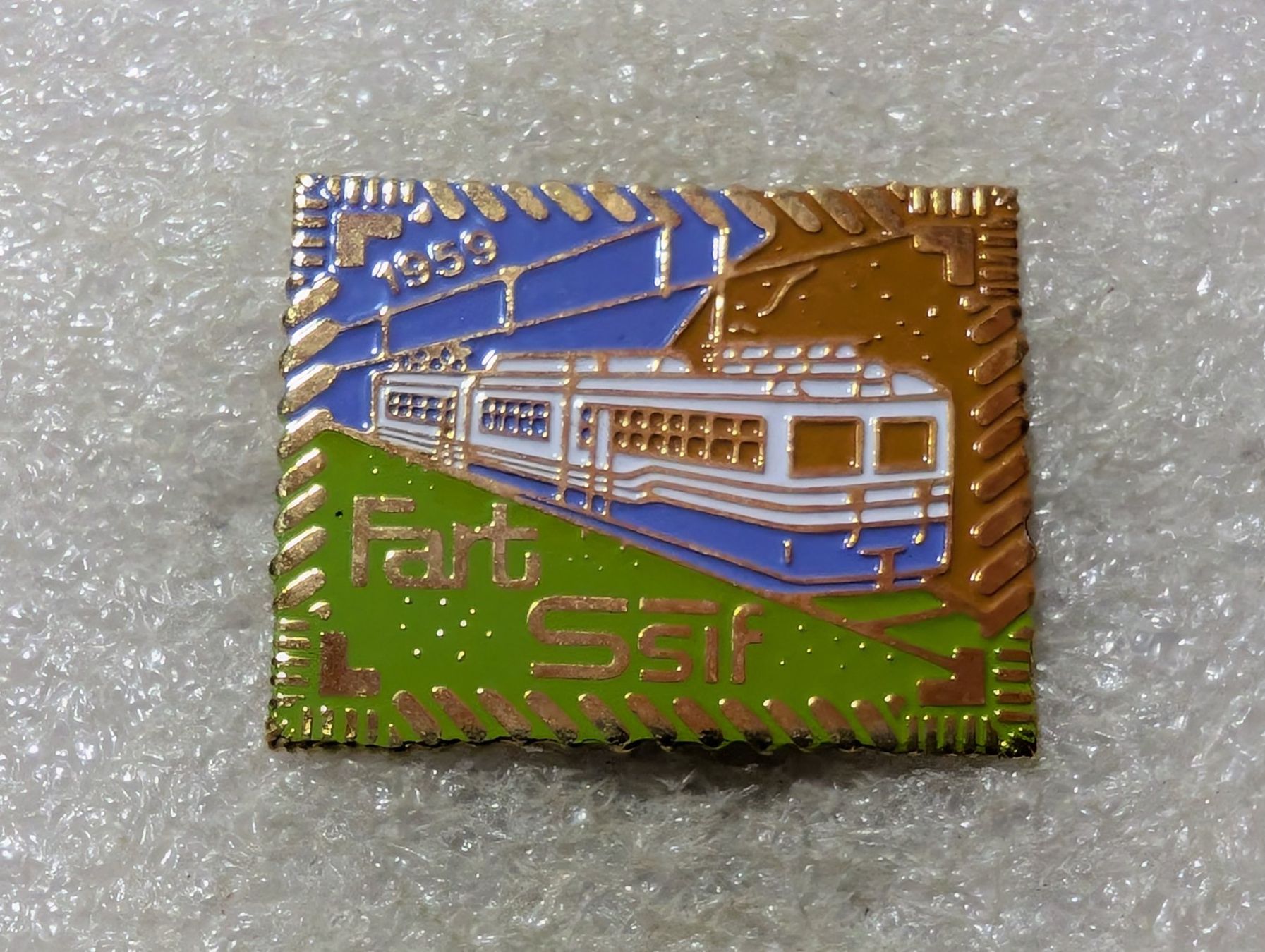 Placchette & Badge: Ansteckpin 41: Eisenbahn – Usato da Oppligen venduto da Pin-Fall-Shop