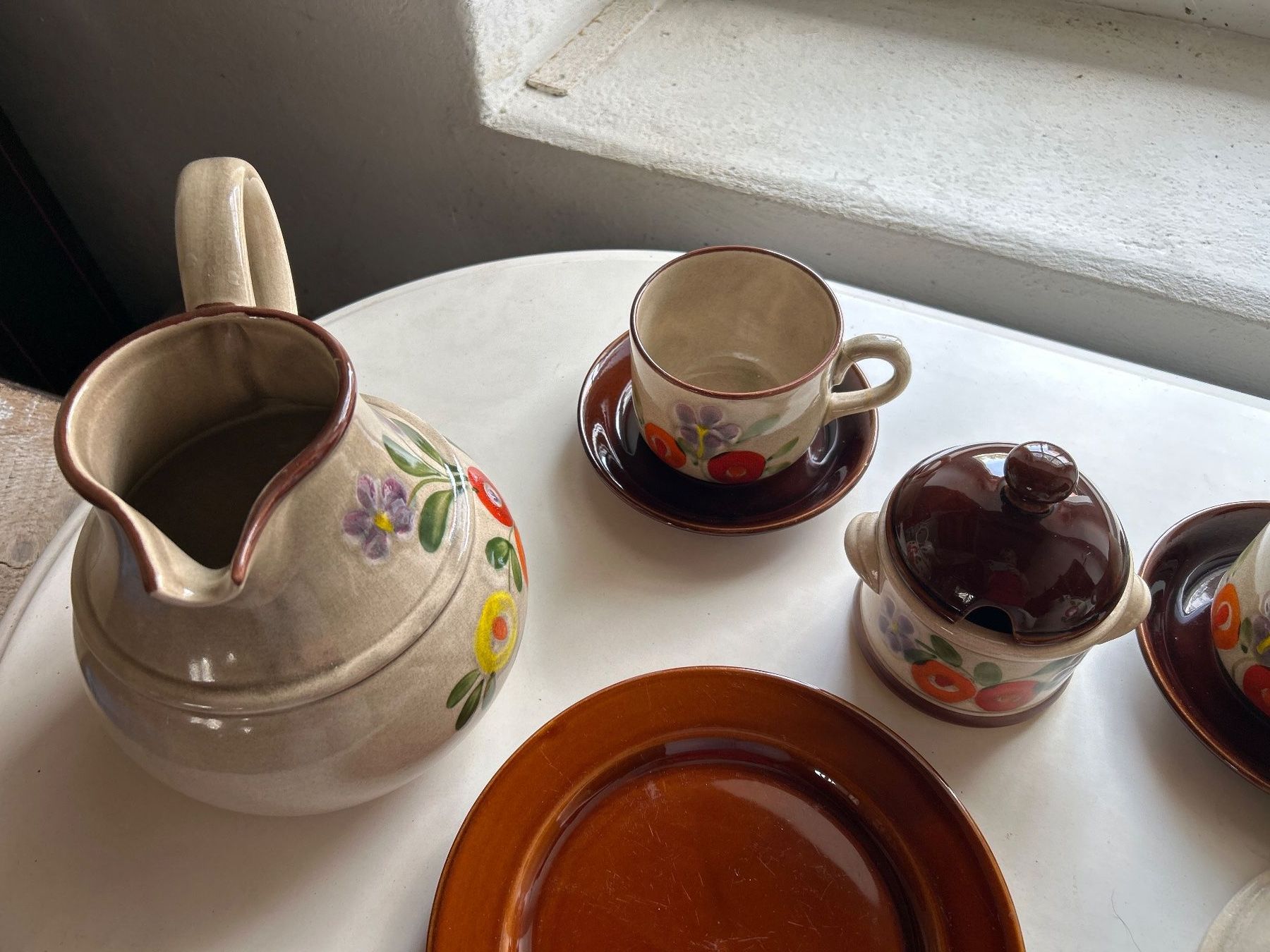 Geschirrsets: Keramik Kaffeeservice mit Blumenmuster gebraucht – Gebraucht aus Villnachern von RicardoMary 2