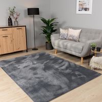 ANGEBOT ▶️  EXTRA GROSS - moderner Teppich 240x340 Antrazith