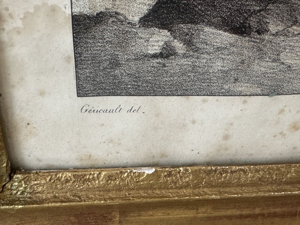 Grafica & Litografie: Lithographie  Théodore Géricault - Le Cheval du plâtrier – Usato da Erde venduto da CBarts 2