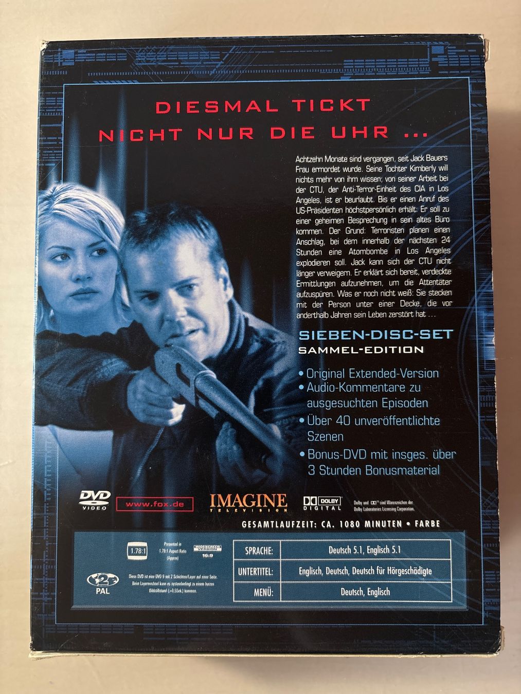 Alle DVDs: Kiefer Sutherland Twenty Four - Season 2 – Gebraucht aus Ruswil von Slivio_ 2