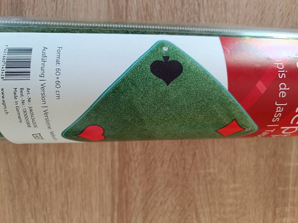 Tapis de jeu: Jassteppich neu, ungeöffnet – Neuf avec emballage d'origine à Spreitenbach par Dominaldo1 1