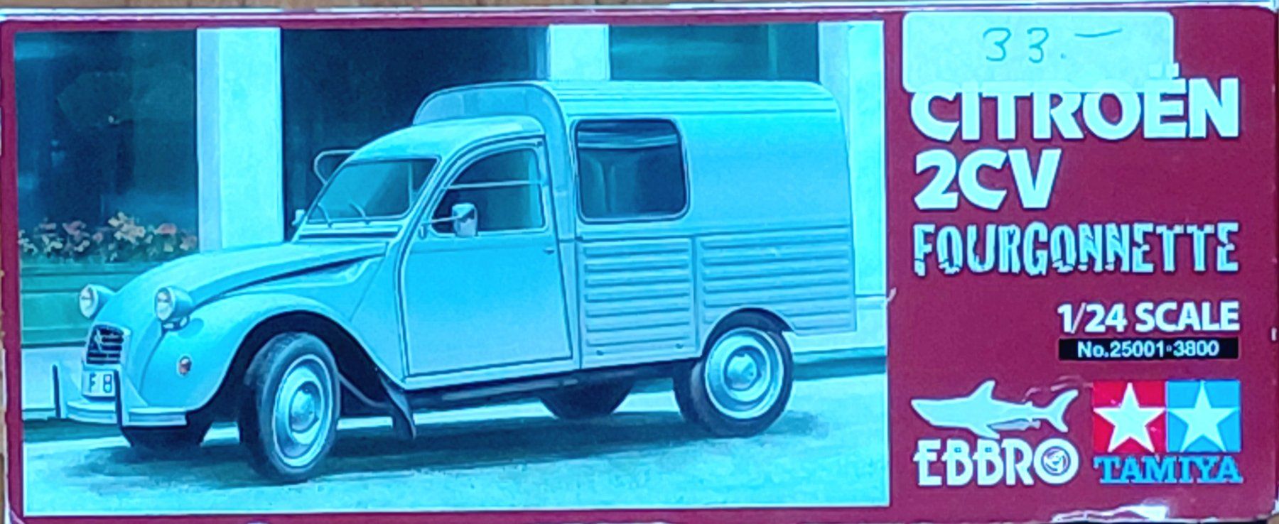 Citroën Modellini d'auto: Ebbro 25001 Citroën 2CV Fourgonnette 1:24 – Nuovo e nell'imballaggio originale da Châtillens venduto da rei_y82w 2