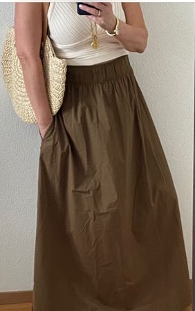 MARC O’POLO Set: Maxi Rock und Crop-Top Gr.M, Neu
