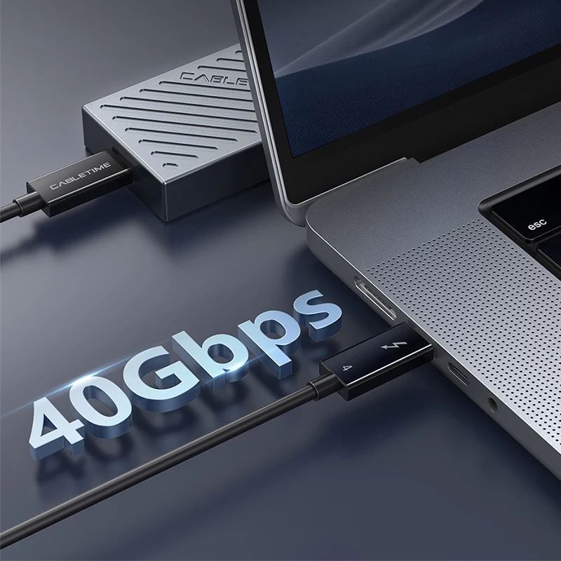 Kabel: Thunderbolt 4 Kabel 40Gbps 1.8m – Neu und originalverpackt aus Zürich von Store-247 1