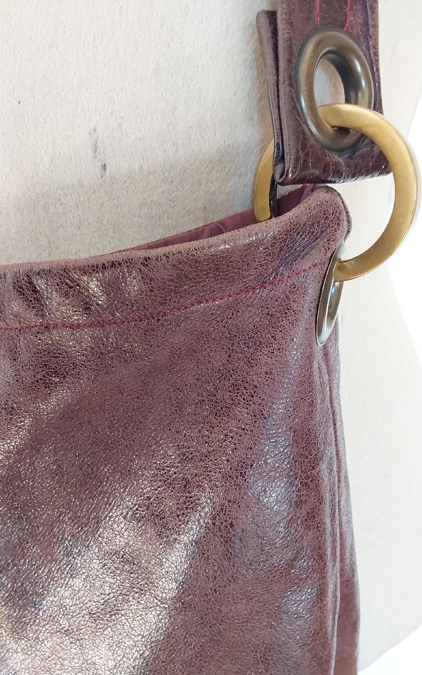 Borse: Ledertasche Battaglia bordeaux – Usato da Köniz venduto da scopello12 3