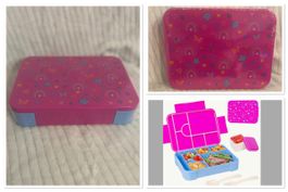 Grosse Bento Lunchbox Pink Regenbogen Schmetterling