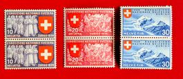 LANDI PROPAGANDA 225 -227 PAAR ITALIENISCH 1939** POSTFRISCH
