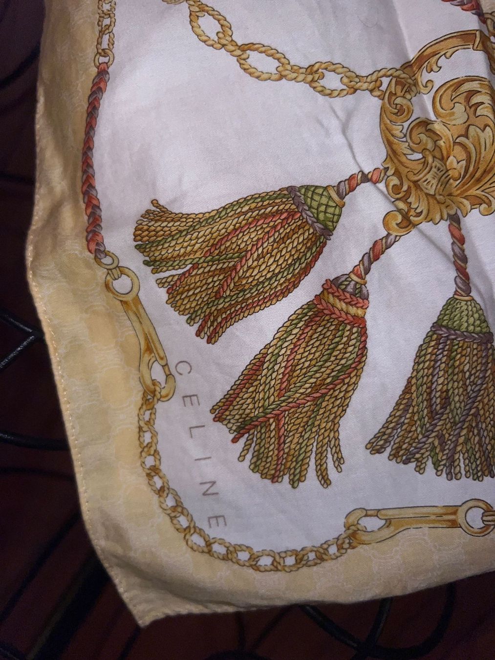 Celine Foulard & Sciarpe: Céline Vintage Tuch 49x49 Baumwolle – Usato da Winterthur venduto da Dejv 1