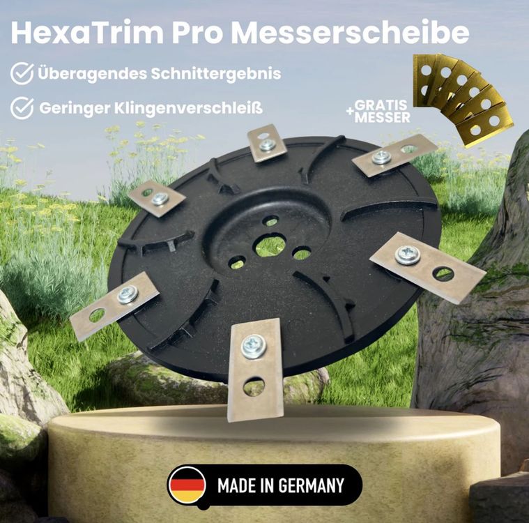 Messerscheibe 6 Fach Inkl. Messer Passend Für Parkside PMRA 20 Li B2 - Foto 6