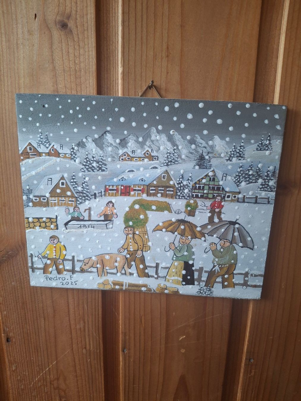 Dipinti: Wunderschnönes Winter bild  ** 92 – Usato da Zürich venduto da Soragno50