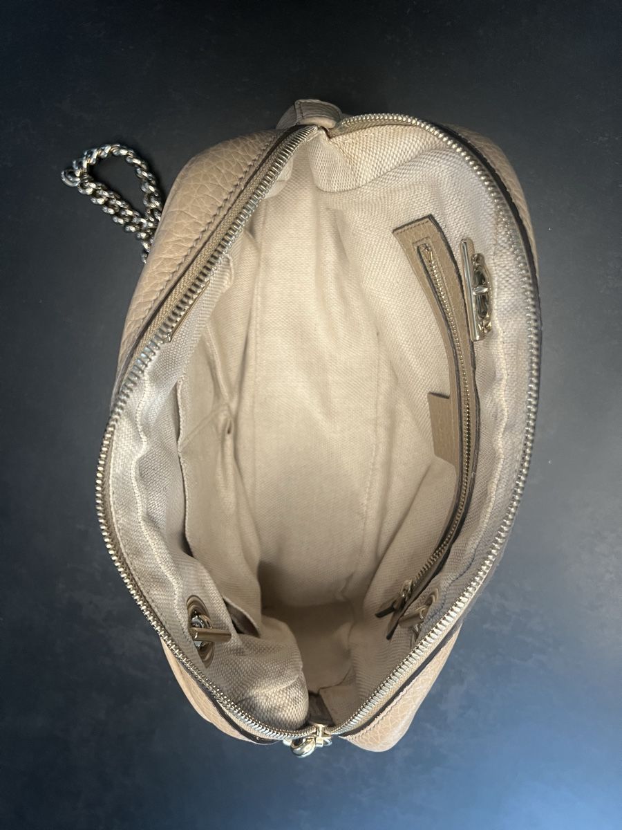 Gucci Borse da donna: Gucci Soho Double Chain Bag Beige Leather – Usato da St. Gallen venduto da ProtoPlex 2