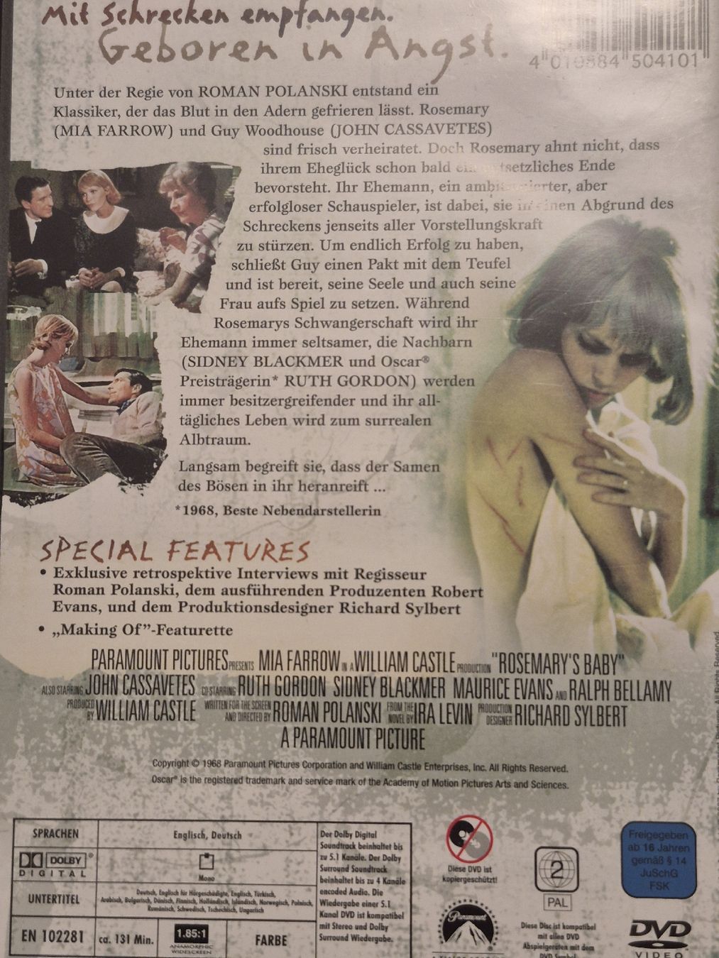 Tutti i DVDs: Rosemary's Baby DVD – Usato da Oberembrach venduto da Kady638 1
