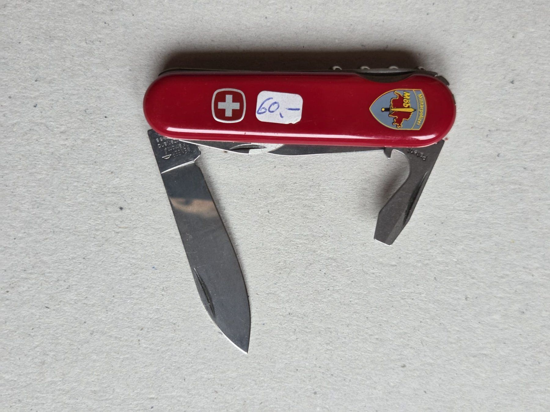 Wenger Coltelli tascabile: Rare couteau Wenger Mobile Militärpolizei – Usato da Choëx venduto da Solmo51 2