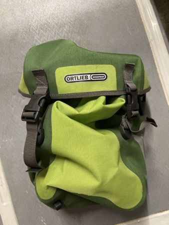 Ortlieb Fahrradtasche wasserdicht grün gebraucht