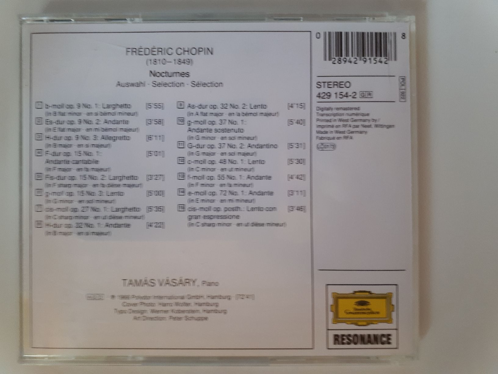 CD: Chopin: Nocturnes – Usato da Dietikon venduto da Buchantiqdietikon 1